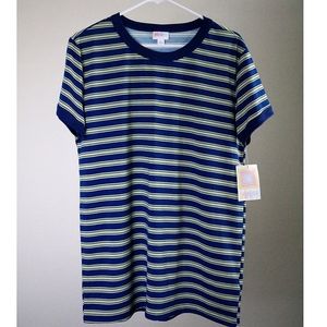 LULAROE Brand New Striped T-Shirt w/Tag